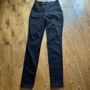 womens basic black jeans